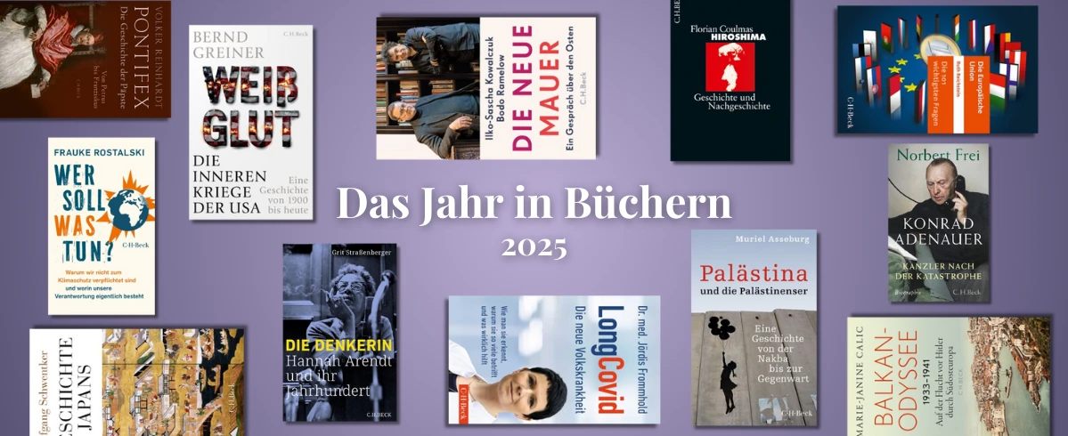 Banner für das Jahr 2025 in Büchern