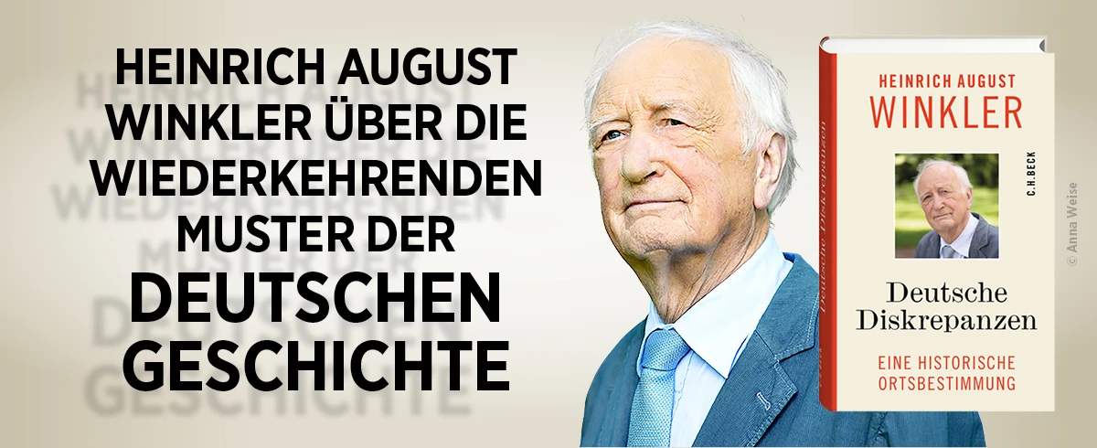 Banner für das Buch "Deutsche Diskrepanzen" von Heinrich August Winkler